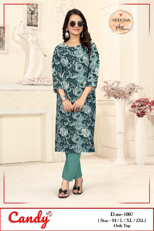 candy by veeksha lycra imported daily wear readymade combo set kurti