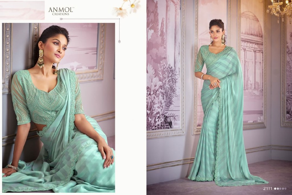 kaina vol 2 by anmol creation 2101-2116 fancy party wear saree for women