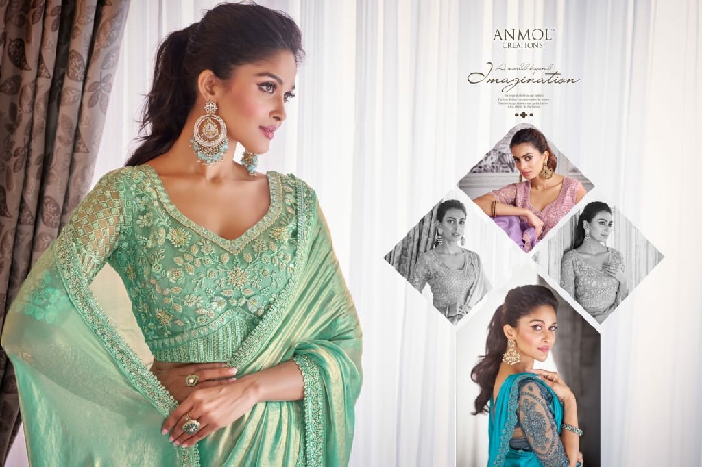 kaina vol 2 by anmol creation 2101-2116 fancy party wear saree for women