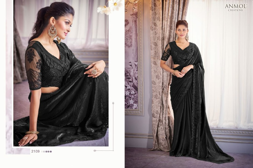 kaina vol 2 by anmol creation 2101-2116 fancy party wear saree for women