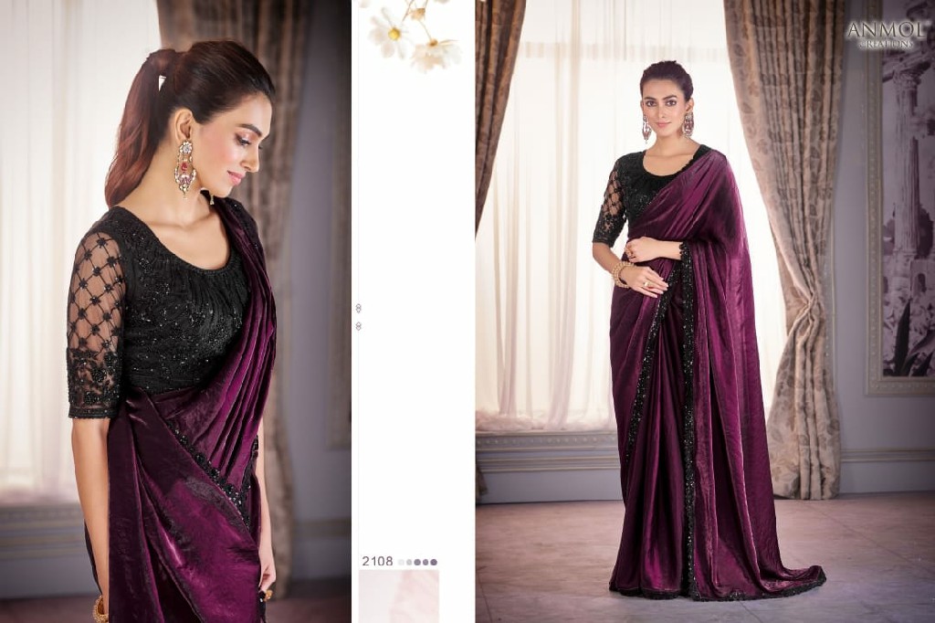 kaina vol 2 by anmol creation 2101-2116 fancy party wear saree for women