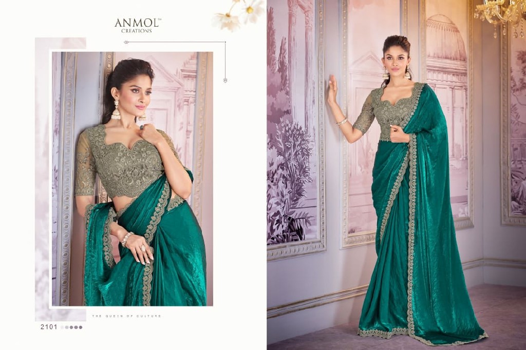 kaina vol 2 by anmol creation 2101-2116 fancy party wear saree for women