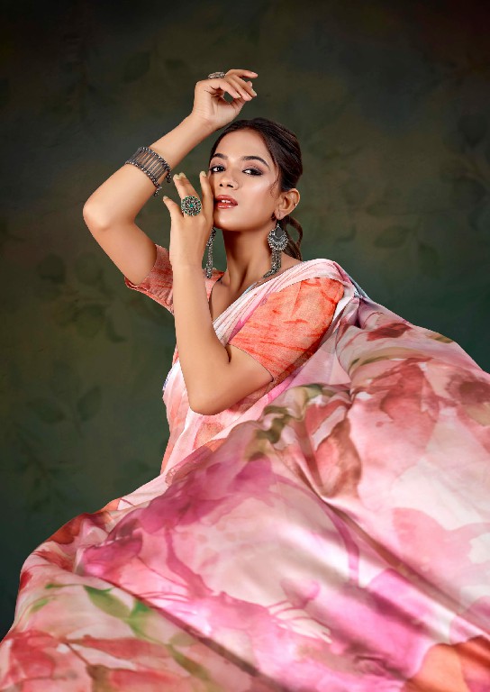 divyani vol 4 by kashvi creation 1001-1008 satin print saree