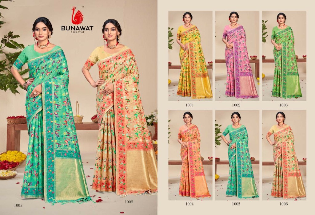 Bunawat Swarnprabha Wholesale Silk Sarees Catalog