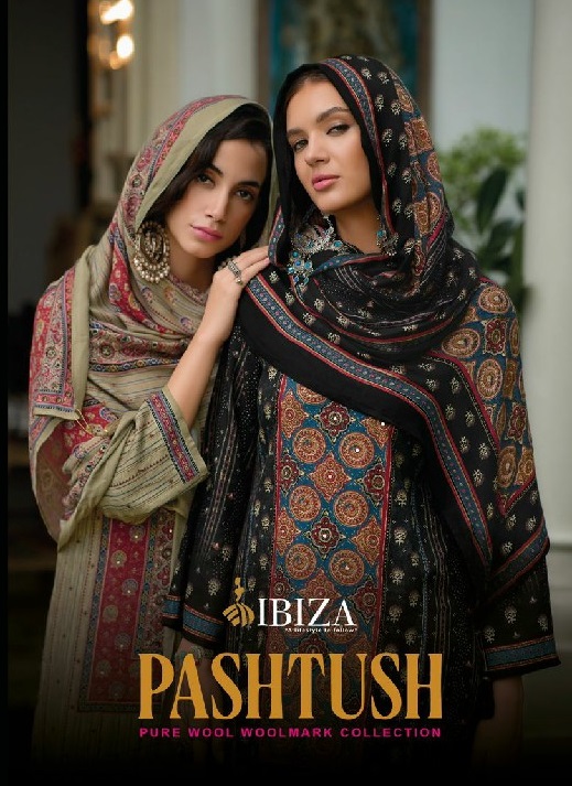 Ibiza Pashtush Wholesale Pure Viscose Pashmina Winter Salwar Suits