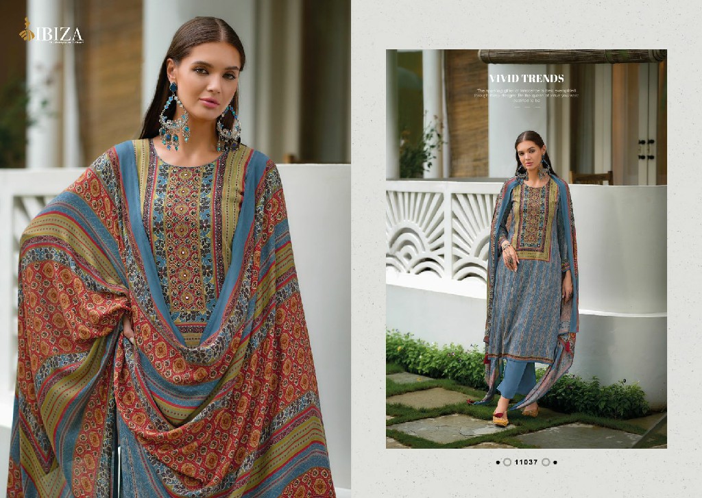 Ibiza Pashtush Wholesale Pure Viscose Pashmina Winter Salwar Suits