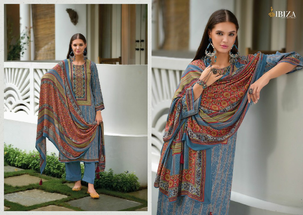 Ibiza Pashtush Wholesale Pure Viscose Pashmina Winter Salwar Suits