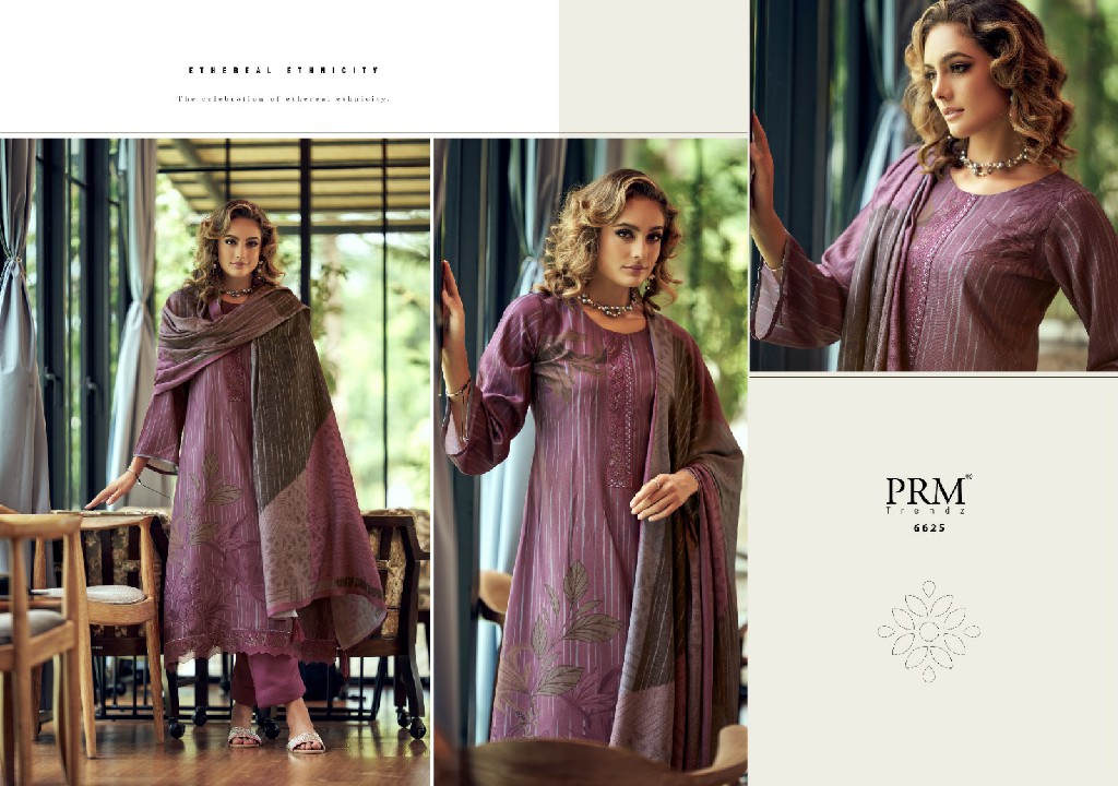 PRM Aryahi Wholesale Viscose Pashmina With Fancy Work Winter Suits