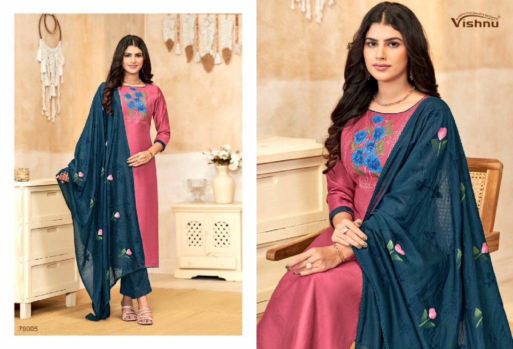 Vishnu Nayaab Wholesale Vetican Work Dress Material