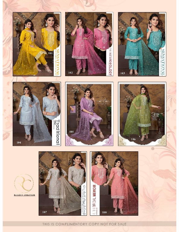 Ramdev Fiza Vol-1 Wholesale Heavy Roman With Embroidery 3 Piece Salwar Suits