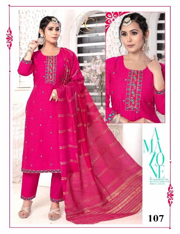 Ramdev Haseena Vol-1 Wholesale Heavy Vergitan Silk Top With Pant And Dupatta