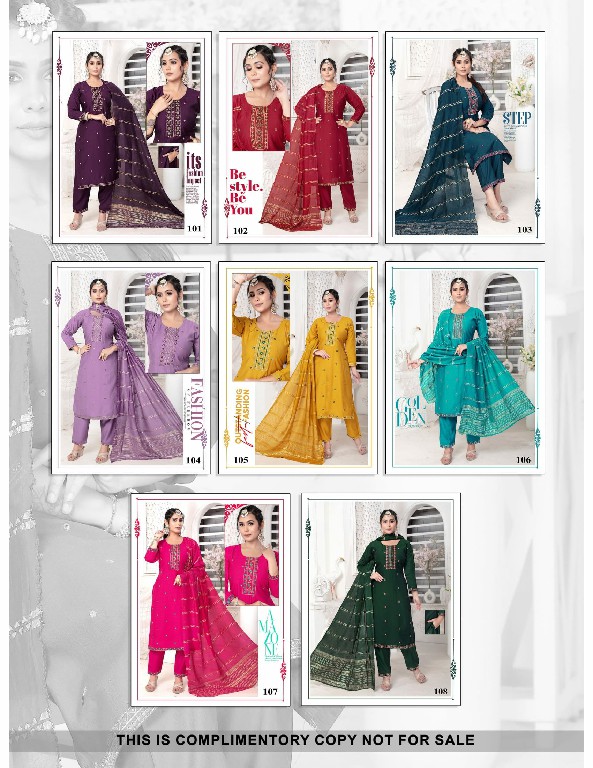 Ramdev Haseena Vol-1 Wholesale Heavy Vergitan Silk Top With Pant And Dupatta