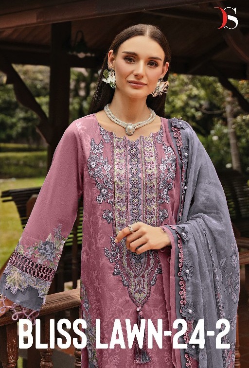 Deepsy Bliss Lawn-24 Vol-2 Wholesale Indian Pakistani Salwar Suits