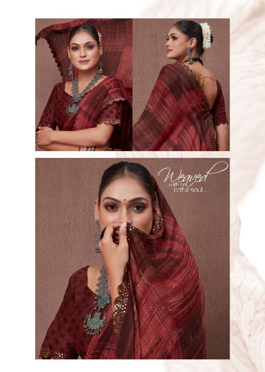 Stavan Cutwork Wholesale Sequence Cutwork In Moss Fabrics Sarees