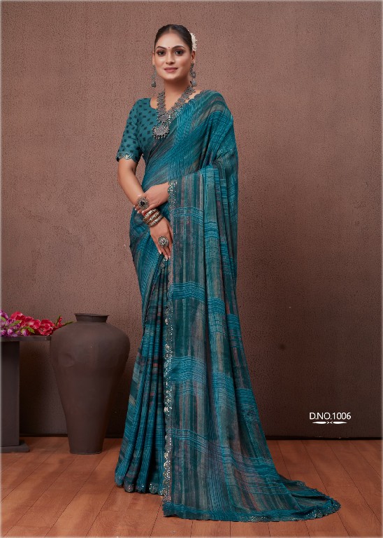 Stavan Cutwork Wholesale Sequence Cutwork In Moss Fabrics Sarees