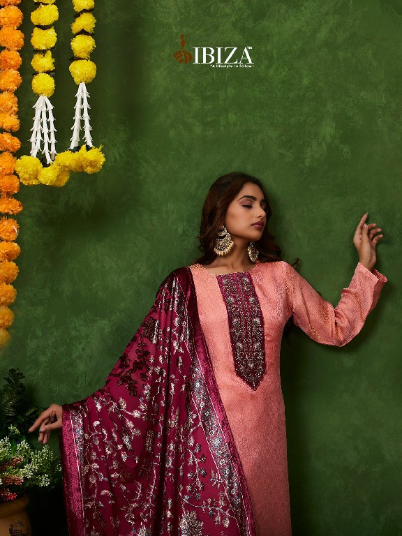 Ibiza Nemyra Wholesale Pure Mosrcco Silk With Velvet Patch Salwar Suits