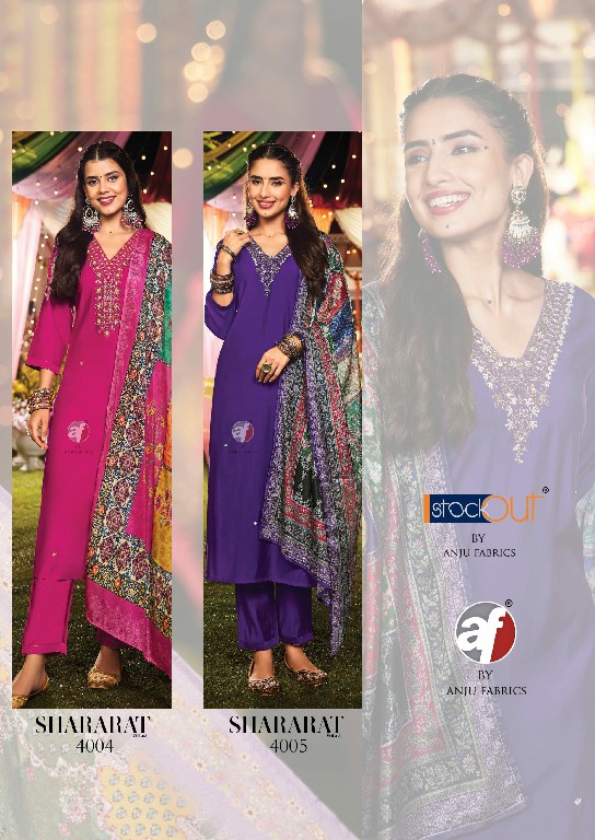 Anju Shararat Vol-8 Wholesale Kurti Pant With Digital Print Dupatta Catalog