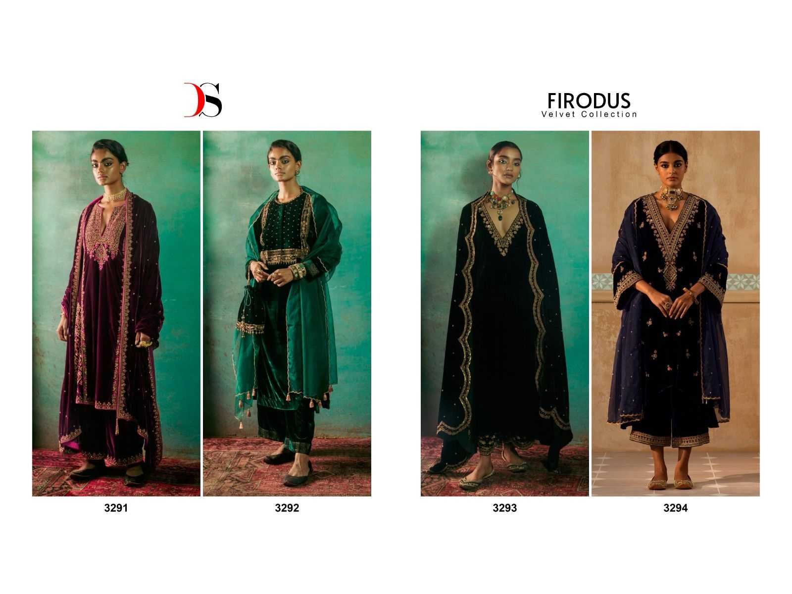 deepsy suits firodus velvet collection embroidery winter suits