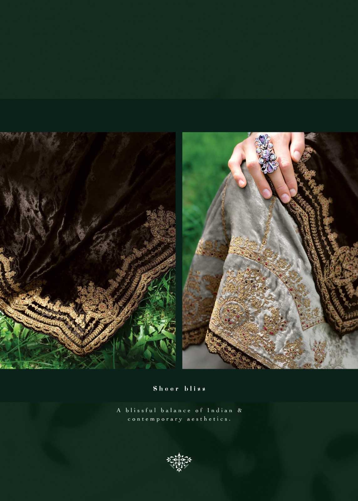 gull jee gul nasreen heavy embroidery velvet designer suits