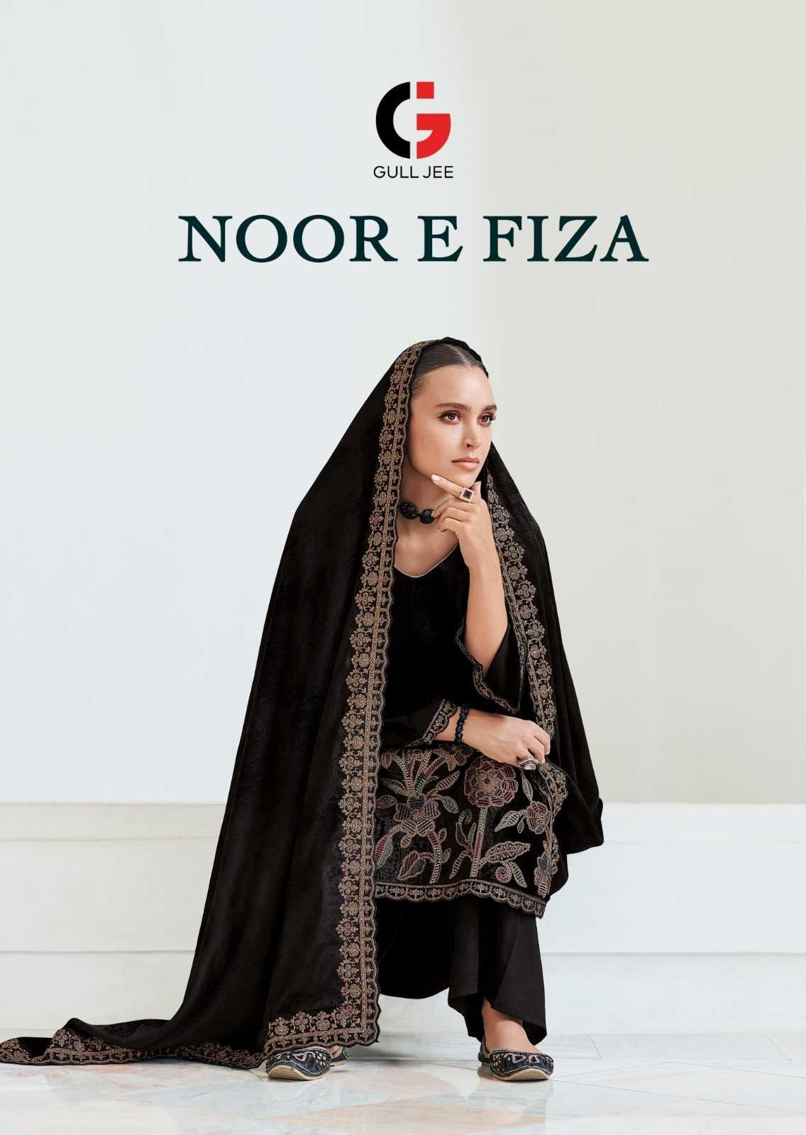 gull jee noor e fiza viscose velvet designer winter suits