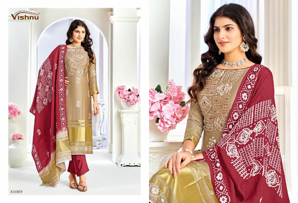 vishnu niyati gaji silk elegant style fancy salwar suit supplier