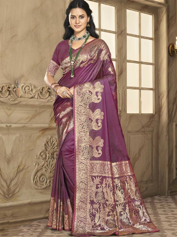 bunawat silk priya wedding festival wear silk fabric saree collection