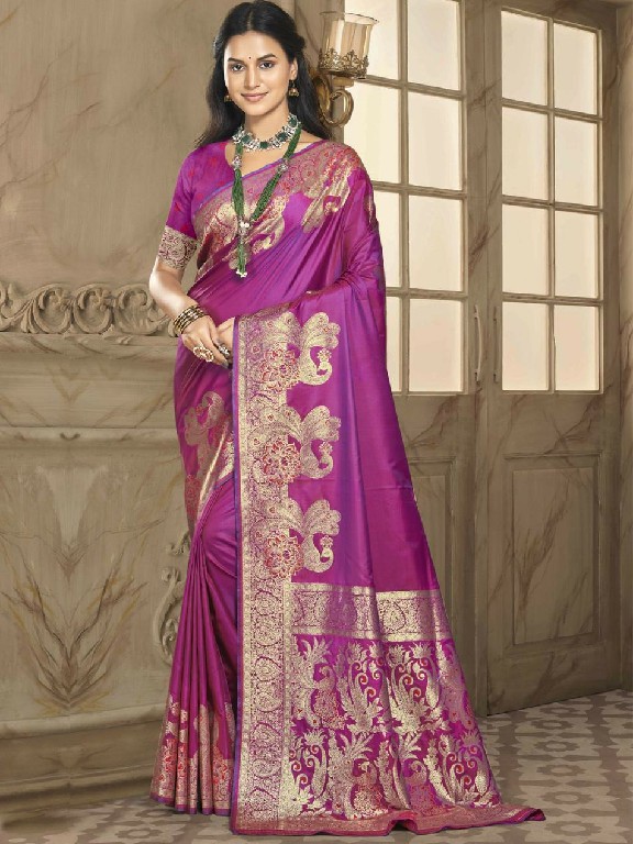 bunawat silk priya wedding festival wear silk fabric saree collection