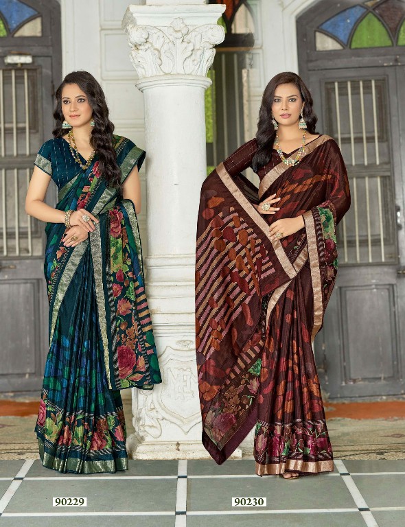 barkha by saumya chinon viscose classic best saree online