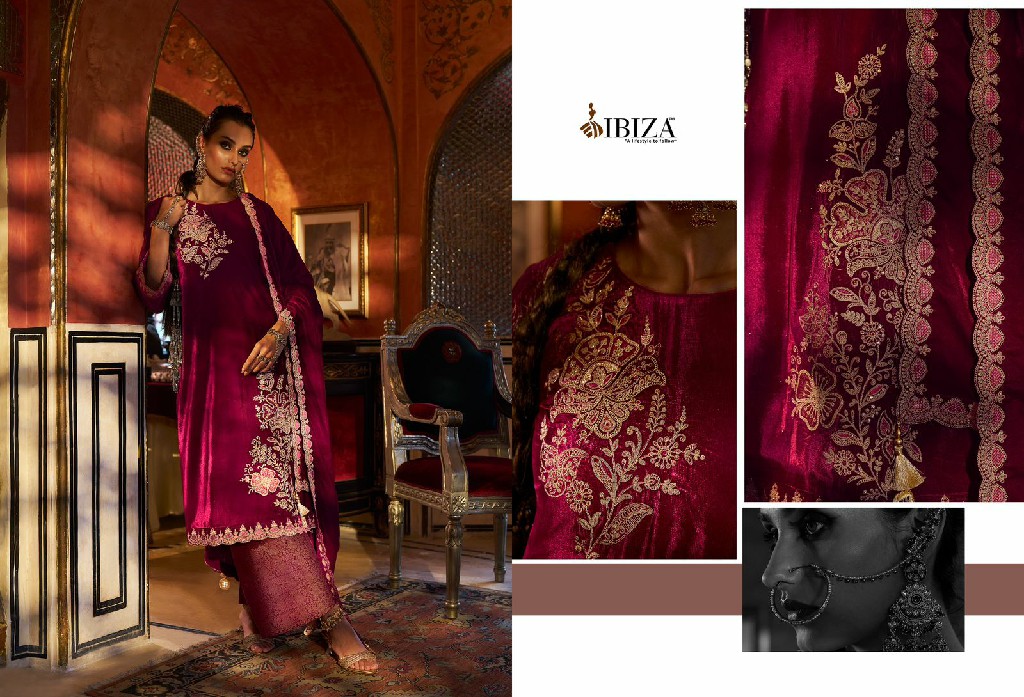 Ibiza Spring Glory Wholesale Pure Corduroy Velvet Winter Salwar Suits