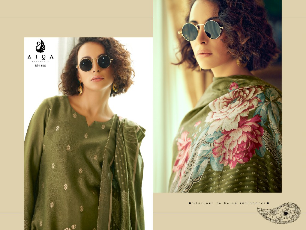 AIQA Nora Wholesale Pure Bemrg Woolen Pashmina Winter Salwar Suits