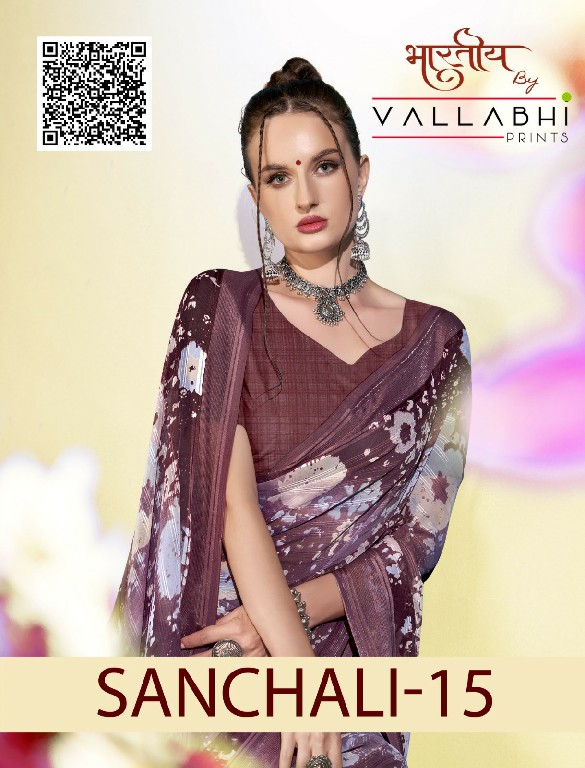 Vallabhi Sanchali Vol-15 Wholesale Georgette Ethnic Indian Sarees