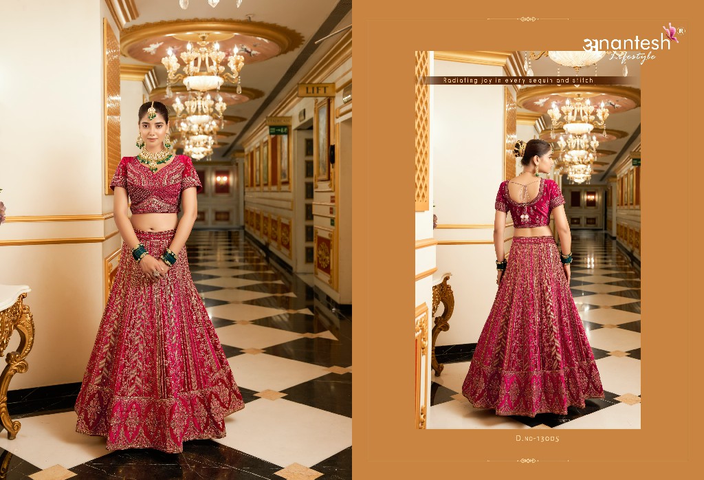 Anantesh Wedding Bride Vol-2 Wholesale Premium Velvet Designer Readymade Lehengas