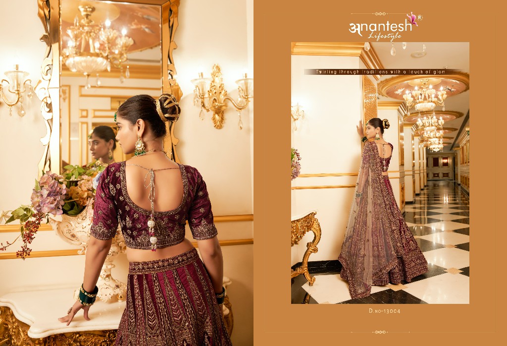 Anantesh Wedding Bride Vol-2 Wholesale Premium Velvet Designer Readymade Lehengas