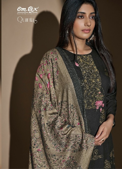 Omtex Quinta Wholesale Pure Pashmina With Handwork Winter Suits