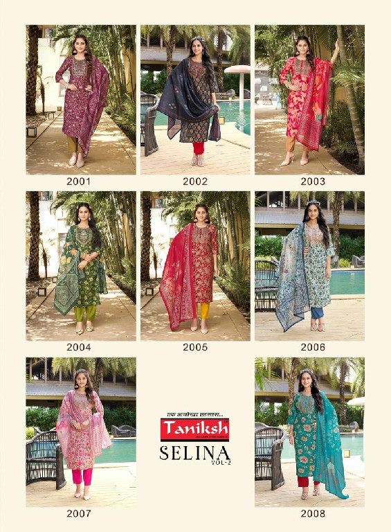 Taniksh Selina Vol-2 Wholesale Readymade 3 Piece Salwar Suits