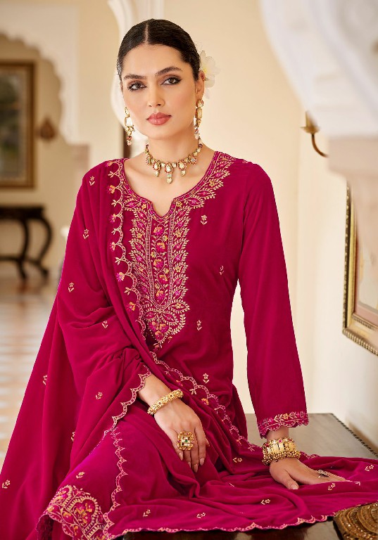 Alok Shabnam Wholesale Premium Velvet With Designer Work Winter Suits