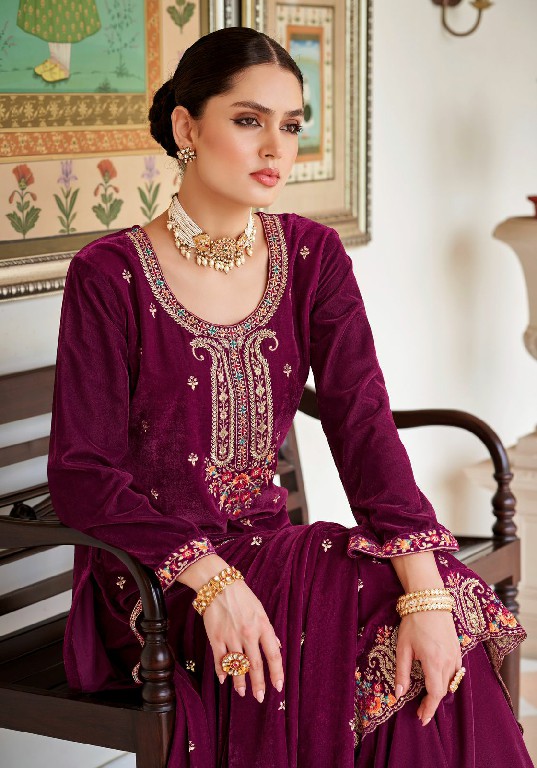 Alok Shabnam Wholesale Premium Velvet With Designer Work Winter Suits