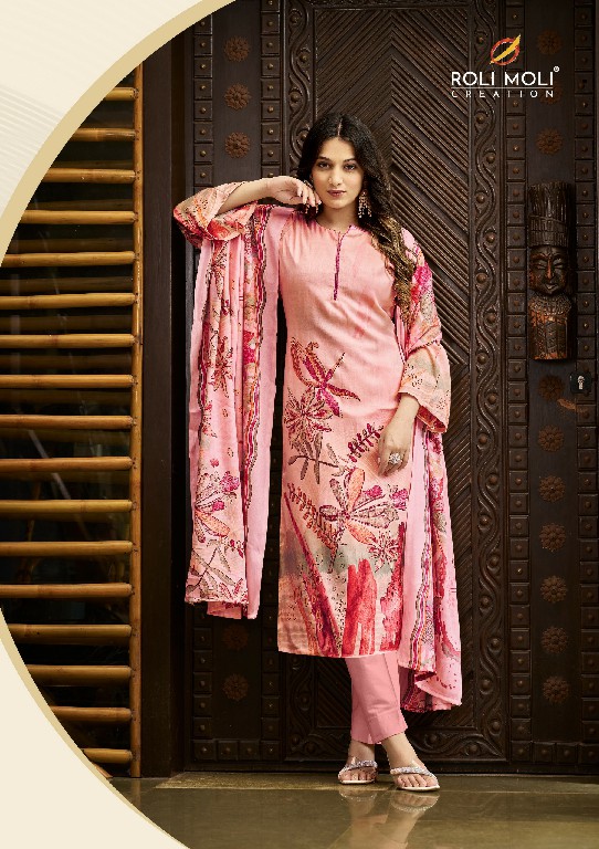 Roli Moli Jasmeen Wholesale Pashmina Fabrics Winter Dress Material