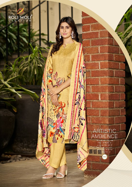 Roli Moli Jasmeen Wholesale Pashmina Fabrics Winter Dress Material