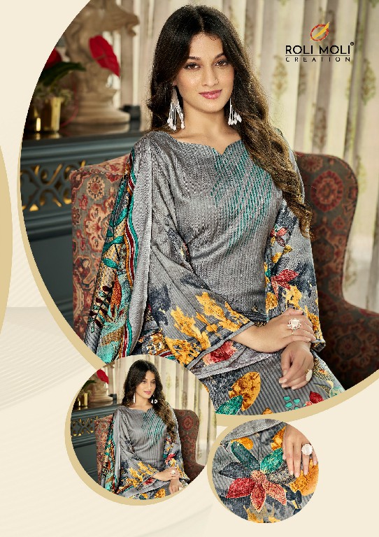 Roli Moli Jasmeen Wholesale Pashmina Fabrics Winter Dress Material