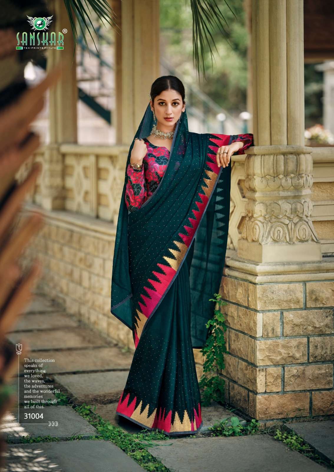 sanskar tex prints wow simmer georgette fancy best saree online