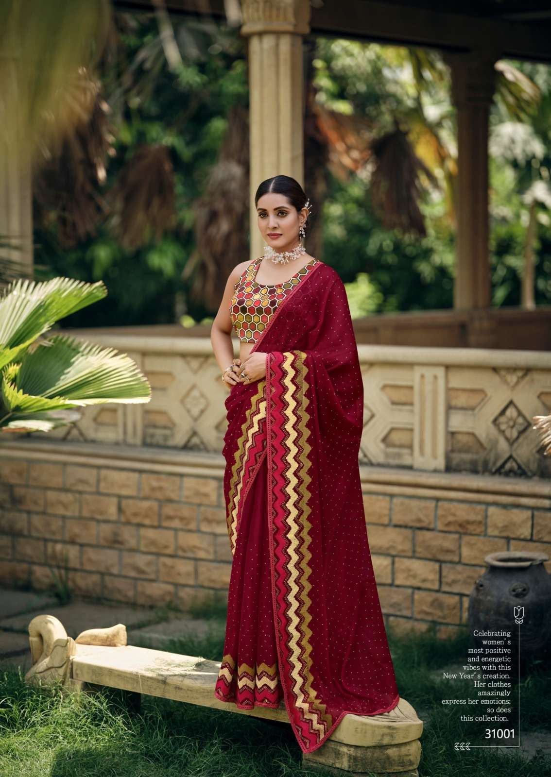 sanskar tex prints wow simmer georgette fancy best saree online