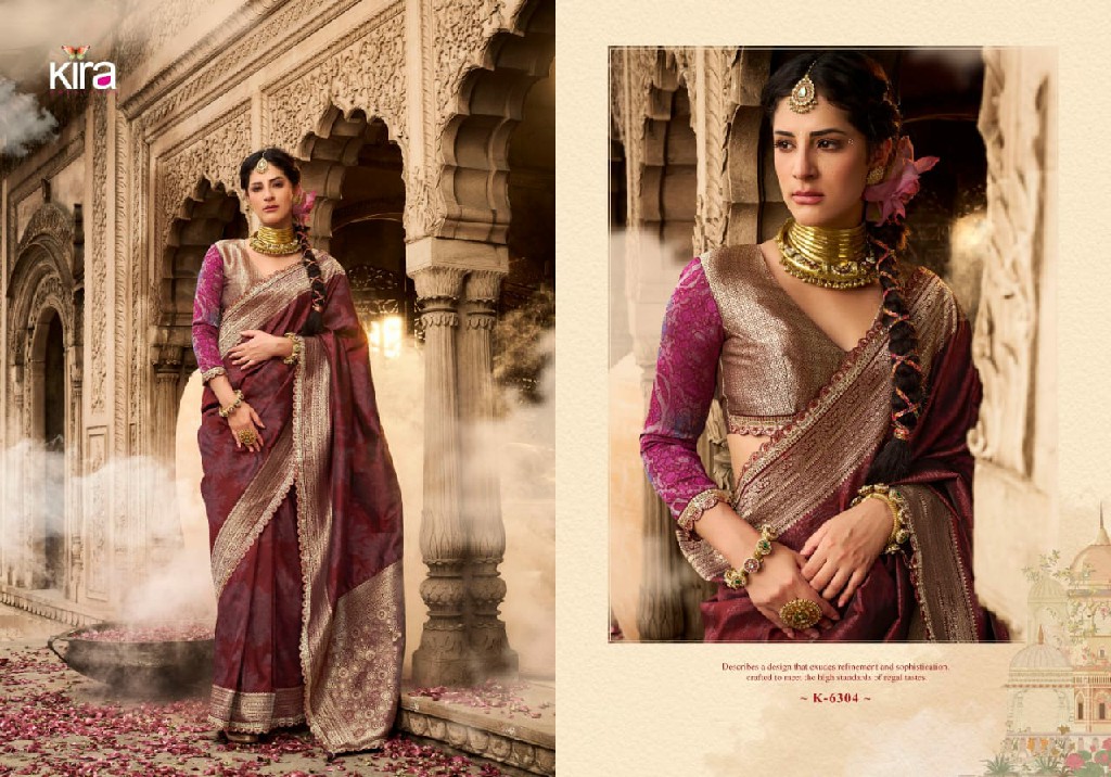 kalaya by kira creation banarasi silk fashionable best saree online