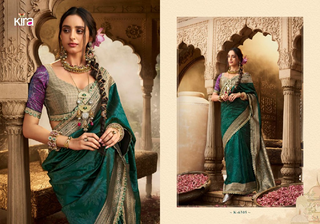 kalaya by kira creation banarasi silk fashionable best saree online