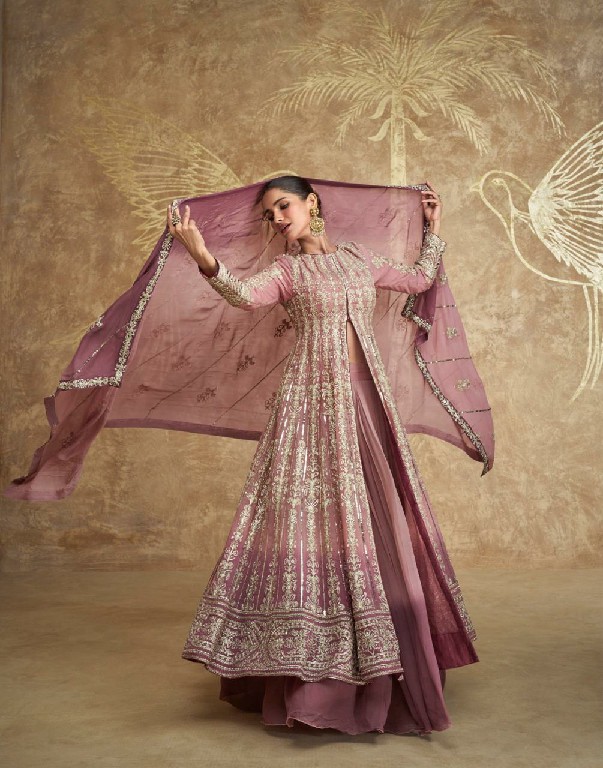 sayuri designer sawaria readymade georgette exclusive gown set