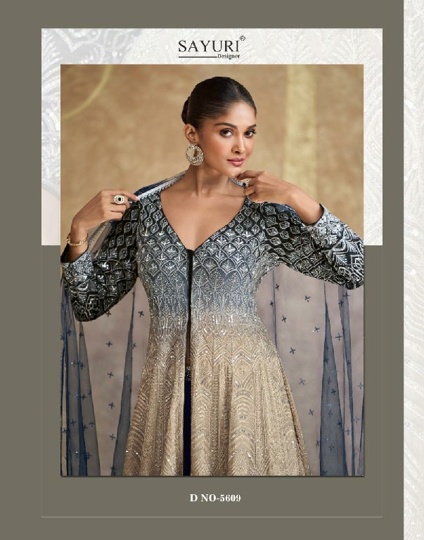 sayuri designer sawaria readymade georgette exclusive gown set