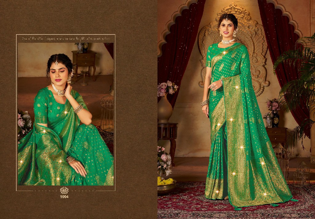 Saroj Peacock Silk Vol-1 Wholesale Pure Crepe Georgette Sarees