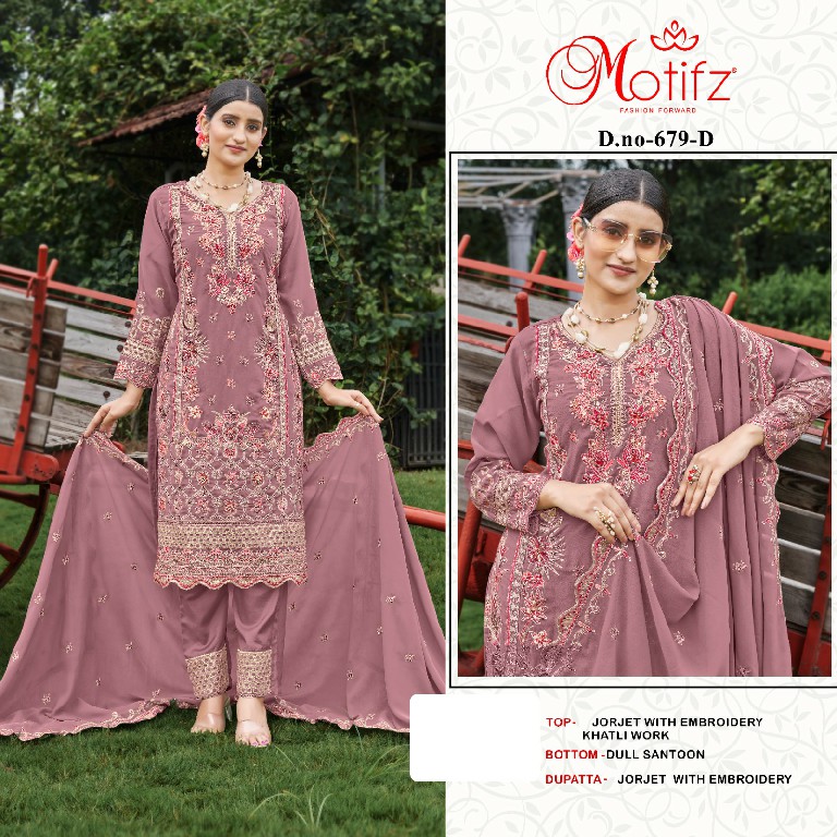 Motifz D.no 679 Wholesale Indian Pakistani Salwar Suits