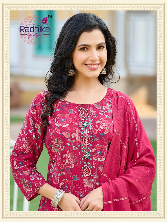 satrangi vol 6 by radhika life style modal print casual full stitch big size dress