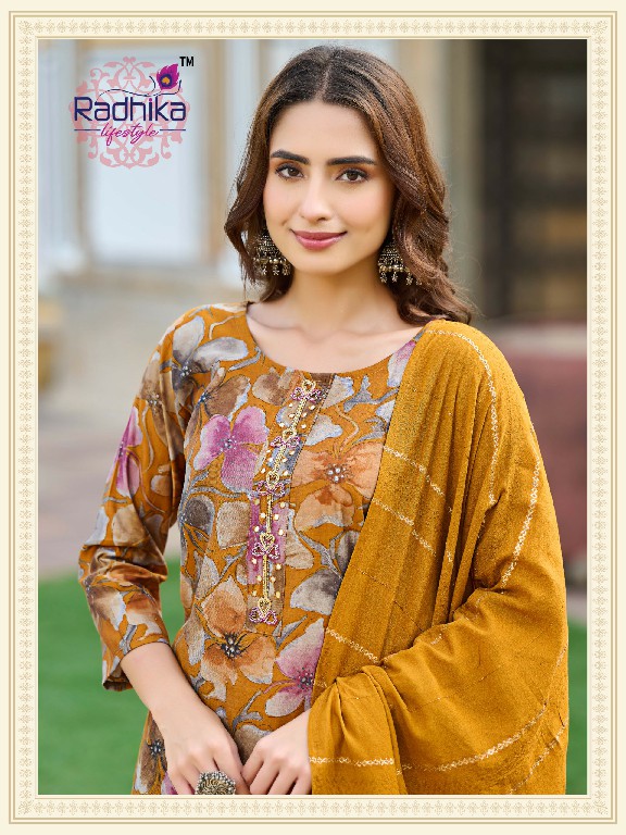 satrangi vol 6 by radhika life style modal print casual full stitch big size dress